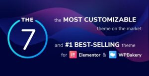 Xây dựng website chuyên nghiệp với The7 – chủ đề WordPress đa năng, tích hợp trình tạo trang mạnh mẽ, hơn 60+ bản demo sẵn sàng và khả năng tùy chỉnh không giới hạn