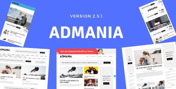 Khám phá Admania Theme – Giải pháp hoàn hảo cho website Adsense, kết hợp với tính năng Gutenberg mạnh mẽ