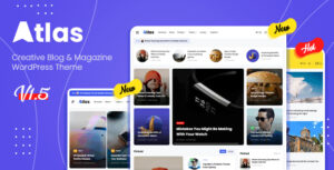 Atlas là theme hoàn hảo cho những ai đam mê viết lách và chia sẻ tin tức. Dễ dàng tạo dựng một không gian sáng tạo để kết nối với độc giả và lan tỏa câu chuyện của bạn