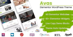 Avas Theme – Multi-Purpose Elementor WordPress Websites 6.7.11