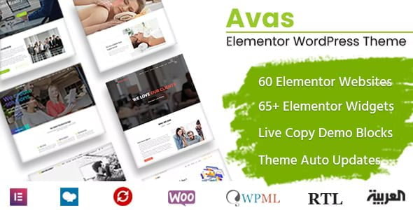 Avas 6.7.11 – Giao diện WordPress mạnh mẽ với hơn 60+ demo, tùy chỉnh linh hoạt, tích hợp WooCommerce, phù hợp cho mọi lĩnh vực kinh doanh và sáng tạo
