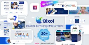 Bixol 1.7.0 – Xây dựng website dịch vụ vệ sinh chuyên nghiệp, tích hợp đặt lịch trực tuyến, hiển thị đẹp trên mọi thiết bị