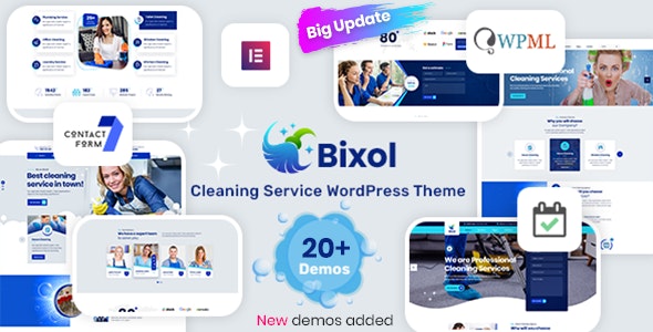 Bixol 1.7.0 – Xây dựng website dịch vụ vệ sinh chuyên nghiệp, tích hợp đặt lịch trực tuyến, hiển thị đẹp trên mọi thiết bị