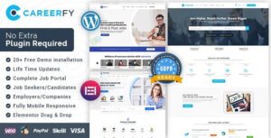 Careerfy 9.9.2 – Xây dựng nền tảng tuyển dụng chuyên nghiệp với hệ thống lọc công việc thông minh, tích hợp Indeed & LinkedIn, hỗ trợ nộp CV trực tuyến và tối ưu SEO
