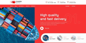 Charon Theme – Logistic, Transport and Cargo Company kết nối mọi điểm đến trên toàn cầu, cung cấp dịch vụ giao hàng tận nơi, mang lại sự tiện lợi và hiệu quả cho mọi chuyến hàng