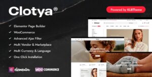 Clotya Theme – Fashion Store eCommerce Theme 1.3.7