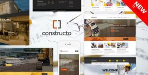 Khám phá Constructo Theme – Giải pháp hoàn hảo cho doanh nghiệp xây dựng, mang đến giao diện đẹp mắt và tính năng mạnh mẽ