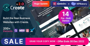 Với Creote Theme 2.8.1, bạn có thể tạo ra một nền tảng doanh nghiệp đẳng cấp, cung cấp các giải pháp tư vấn mạnh mẽ và chuyên nghiệp, thu hút sự chú ý của những khách hàng tiềm năng