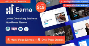 Với Earna Theme 1.1, bạn có thể xây dựng một website tư vấn doanh nghiệp hiện đại và hiệu quả, cung cấp các giải pháp thông minh giúp bạn kết nối với khách hàng và phát triển thương hiệu một cách nhanh chóng