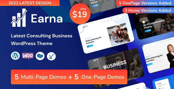 Với Earna Theme 1.1, bạn có thể xây dựng một website tư vấn doanh nghiệp hiện đại và hiệu quả, cung cấp các giải pháp thông minh giúp bạn kết nối với khách hàng và phát triển thương hiệu một cách nhanh chóng