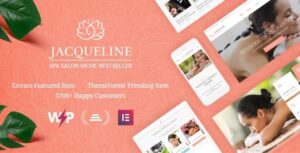 Với Jacqueline Theme 2.14, kết hợp hoàn hảo giữa thiết kế sang trọng và tính năng dễ sử dụng của Elementor, bạn có thể xây dựng một website spa và salon massage đẳng cấp, thu hút khách hàng ngay từ lần đầu tiên