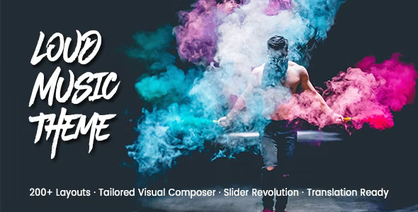 Với Loud Theme 2.4.6, bạn có thể dễ dàng xây dựng một website âm nhạc đẳng cấp, kết hợp giữa thiết kế sang trọng và tính năng tối ưu, giúp bạn nổi bật trong ngành công nghiệp âm nhạc đầy cạnh tranh
