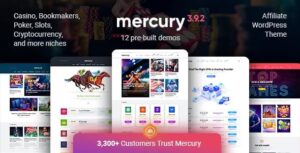 Với Mercury 3.9.11, bạn có thể xây dựng một trang web affiliate chuyên nghiệp cho ngành casino và cờ bạc, giúp bạn cung cấp các bài đánh giá chi tiết và cập nhật tin tức nóng hổi, từ đó tăng trưởng doanh thu và thu hút lượng khách truy cập ổn định