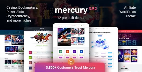Với Mercury 3.9.11, bạn có thể xây dựng một trang web affiliate chuyên nghiệp cho ngành casino và cờ bạc, giúp bạn cung cấp các bài đánh giá chi tiết và cập nhật tin tức nóng hổi, từ đó tăng trưởng doanh thu và thu hút lượng khách truy cập ổn định