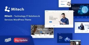 Mitech Theme – Technology IT Solutions & Services WordPress Theme 2.0.4