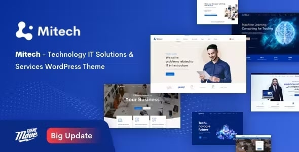 Khám phá Mitech Theme – Giải pháp hoàn hảo cho các website công nghệ, dịch vụ IT chuyên nghiệp và tối ưu