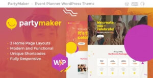 Với PartyMaker Theme 1.1.14, bạn có thể tạo dựng một trang web cho dịch vụ tổ chức sự kiện, cưới hỏi hoàn hảo, từ việc hiển thị portfolio đẹp mắt đến quản lý các dịch vụ và đặt lịch một cách dễ dàng và hiệu quả