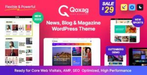 Qoxag – WordPress News Magazine Theme 2.0.3