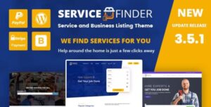 Service Finder – Provider and Business Listing WordPress Theme 4.0