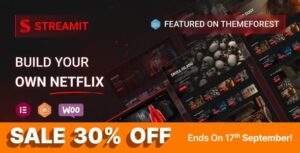 Streamit | Video Streaming WordPress Theme + RTL 3.4.8