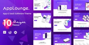 AppLounge Theme – Multipurpose SaaS WordPress Theme 1.2.3 | PlugCart