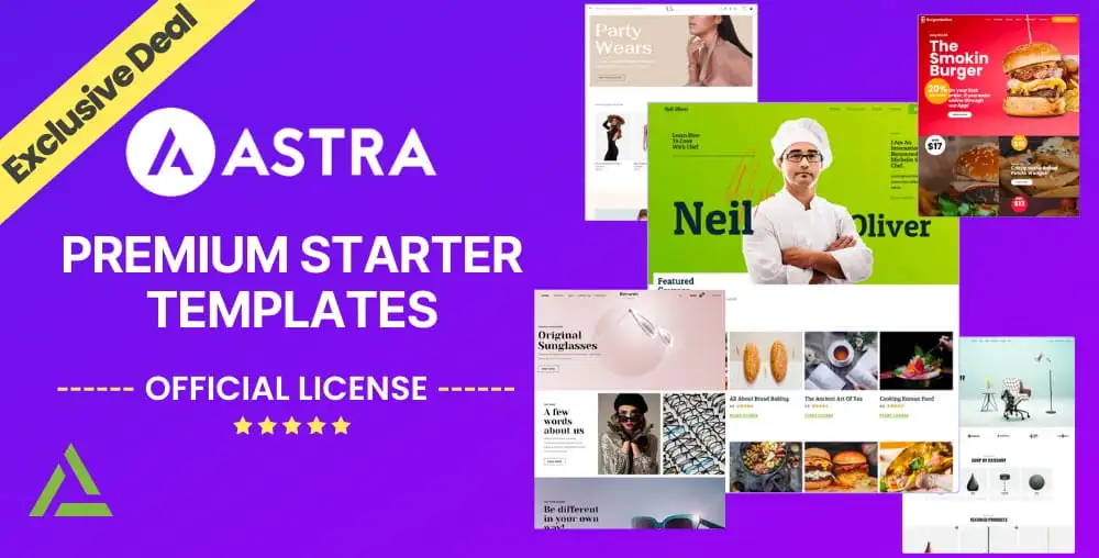 Astra Premium Starter Templates – Website chuẩn chỉnh chỉ sau vài cú click, không cần biết code