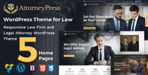 Attorney Press – Giao diện chuẩn luật sư, chuyên nghiệp, uy tín, chốt khách từ cái nhìn đầu tiên