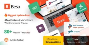 Besa Theme – Elementor Marketplace WooCommerce Theme 2.3.6
