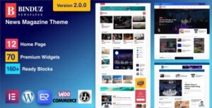 Binduz Theme – Tạo dựng blog, tạp chí, hoặc báo điện tử chuyên nghiệp với giao diện tối ưu và dễ sử dụng