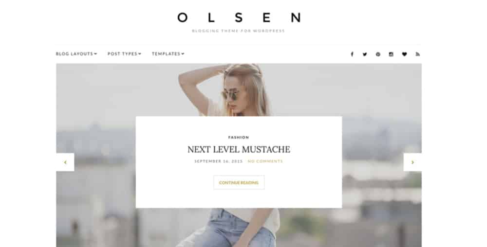 CSS Igniter Olsen Pro WordPress Blogging Theme 2.8.3 | PlugCart
