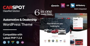 CarSpot – Tạo dựng website ô tô chuyên nghiệp với chủ đề WordPress tối ưu cho đại lý và thương mại