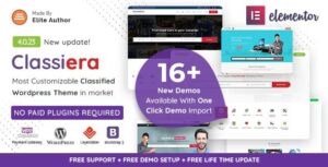 Classiera Theme – Classified Ads WordPress Theme 4.0.29