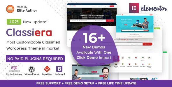 Khám phá sự đơn giản trong việc tạo ra trang rao vặt chuyên nghiệp với Classiera Theme