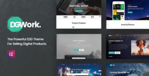 DGWork Theme – Responsive Digital Shop & Market Easy Digital Downloads Theme 1.8.9.1: Giải Pháp Hoàn Hảo Cho Cửa Hàng Sản Phẩm Kỹ Thuật Số