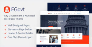 EGovt – Xây dựng website chính phủ thành phố hiện đại và chuyên nghiệp với chủ đề WordPress tối ưu