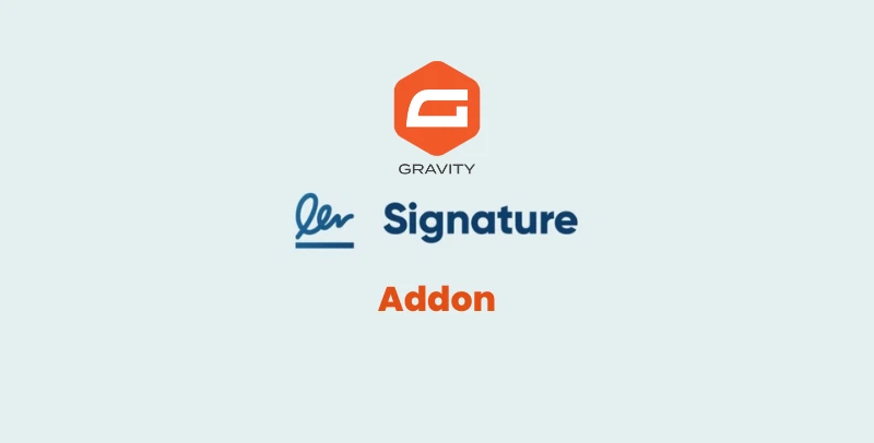 Gravity Forms Signature Addon 4.8.0 | PlugCart – Thêm tính năng chữ ký điện tử vào biểu mẫu của bạn, giúp bạn thu thập thông tin và chứng thực hợp đồng trực tuyến dễ dàng hơn.