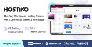 Hostiko Theme – Hosting WordPress & WHMCS 2.4.7 | PlugCart