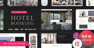 Hotel Booking Theme | Resort | Hotel | Accommodation Theme 2.8: Giải Pháp Quản Lý Đặt Phòng Cho Kinh Doanh Khách Sạn, Resort