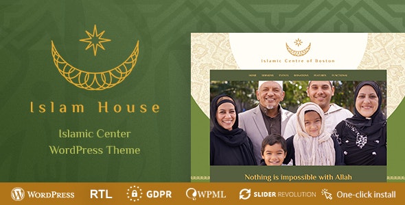Islam House Theme - Mosque and Religion WordPress Theme 1.1.7 | PlugCart – Tạo website cho đền thờ, mosques và tổ chức tôn giáo chuyên nghiệp, dễ dàng tùy chỉnh với WordPress.