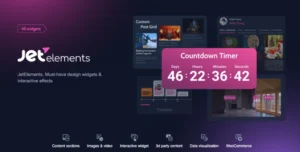 JetElements Widgets Addon for Elementor Page Builder 2.7.4 | PlugCart – Mở rộng khả năng thiết kế với hàng loạt widget mạnh mẽ, giúp bạn tạo website đẹp mắt và chức năng cao trên Elementor.