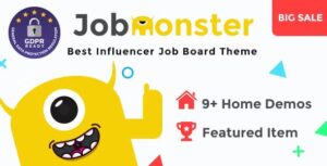 Kết nối ứng viên với cơ hội nghề nghiệp tuyệt vời cùng Jobmonster – Chủ đề WordPress tối ưu cho bảng việc làm
