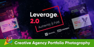 Leverage – Tạo dựng portfolio chuyên nghiệp và agency mạnh mẽ với chủ đề WordPress tối ưu