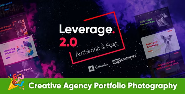 Leverage – Tạo dựng portfolio chuyên nghiệp và agency mạnh mẽ với chủ đề WordPress tối ưu