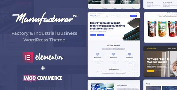 Tăng tốc doanh nghiệp của bạn với Manufacturer – Theme WordPress dành cho ngành sản xuất
