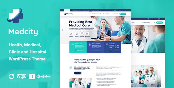 Medcity – Tạo dựng website y tế và sức khỏe chuyên nghiệp với chủ đề WordPress tối ưu