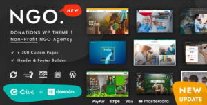 Ngo – Tạo dựng website từ thiện và quyên góp hiệu quả với chủ đề WordPress chuyên nghiệp