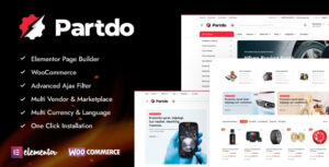 Partdo Theme – Auto Parts and Tools Shop WooCommerce Theme 1.3.3