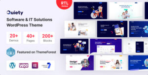Quiety – Tạo dựng website giải pháp phần mềm và công nghệ mạnh mẽ với chủ đề WordPress chuyên nghiệp
