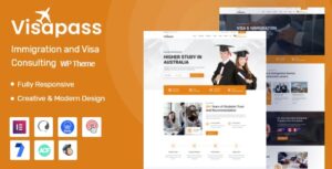 Visapass – Tạo dựng nền tảng tư vấn di trú chuyên nghiệp với chủ đề WordPress tối ưu